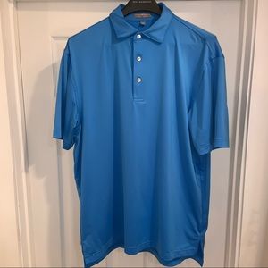 Peter Millar Blue polo- Size: M- No Logo